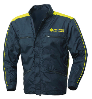 Blouson d'hiver haut de gamme pour ambulanciers.